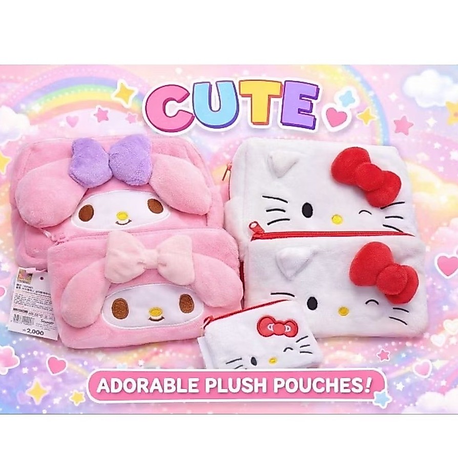 Daiso Korea กระเป๋า ใส่เหรียญ ใส่การ์ด Sanrio kitty