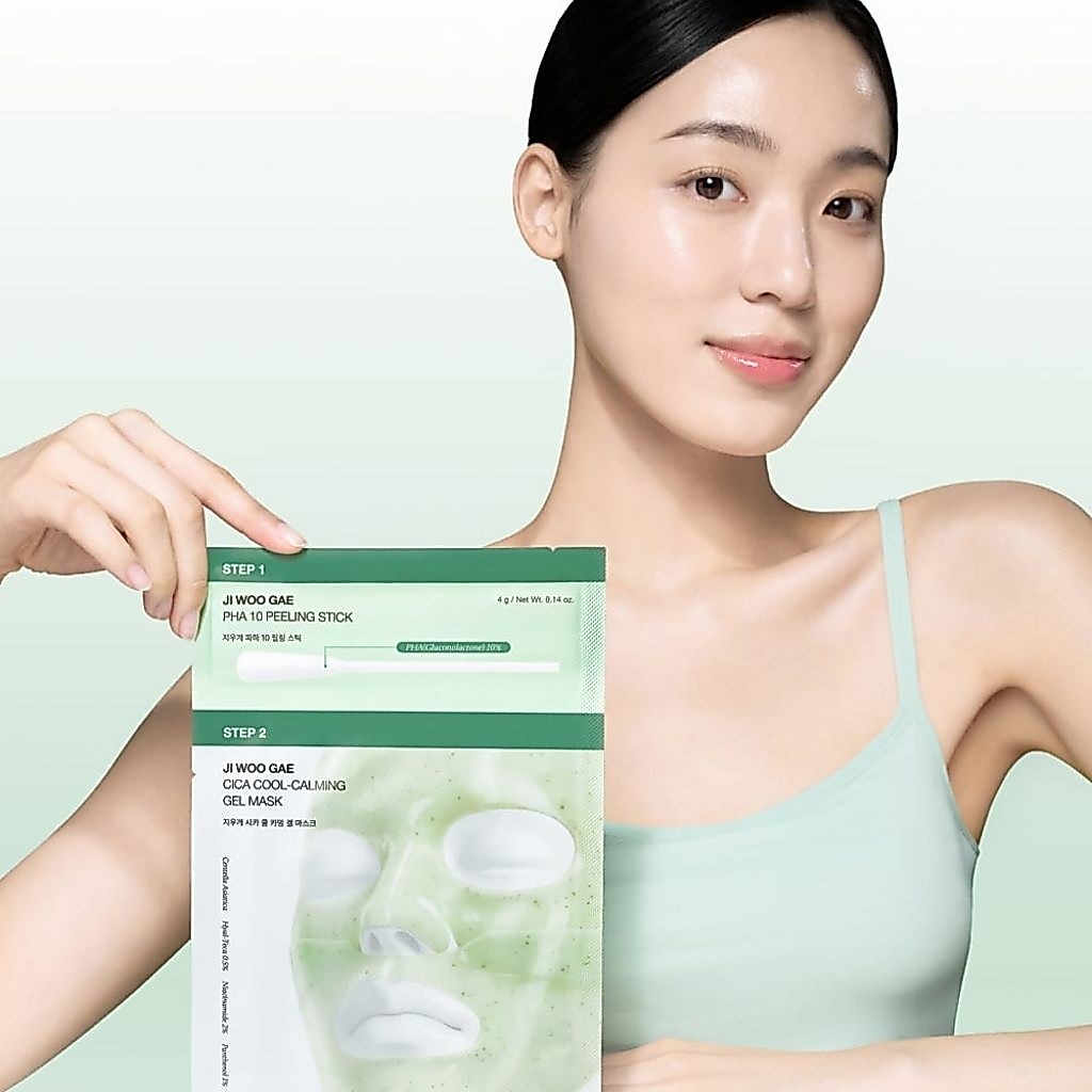 Celimax JI WOO GAE Cica PHA Peel 2-Step Gel Mask 34g  (4ea)