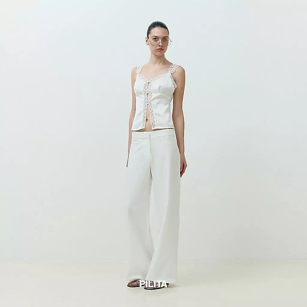 Pilita - Refined Pants กางเกงขายาวเอวต่ำ