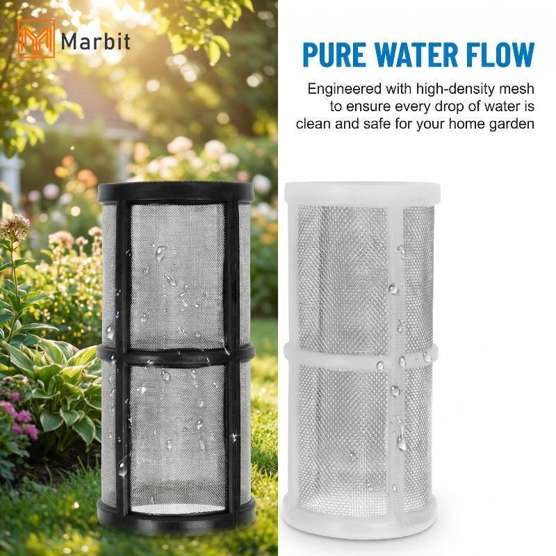 Marbit สแตนเลสสวนรดน้ํากรองสุทธิ 10-200 ตาข่ายกันสนิมทนทานกรองอุปกรณ์เสริมสําหรับ Home Yard ชลประทาน