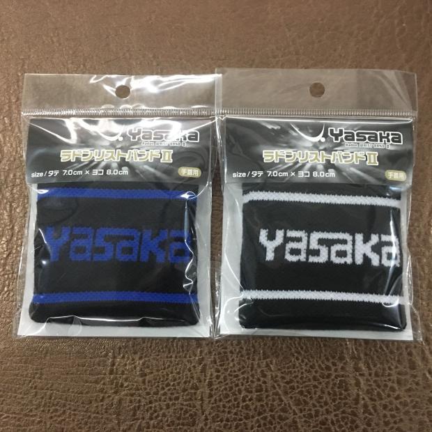 Yasaka Yasaka Yasaka Japanese Original Radon Wrist Band II สายรัดข้อมือกีฬาสายรัดข้อมือ