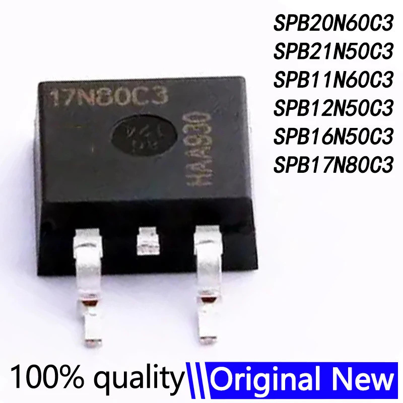 5PCS SPB20N60C3 20N60C3 SPB20N60 SPB21N50C3 SPB11N60C3 SPB12N50C3 SPB17N80C3 21N50C3 11C3