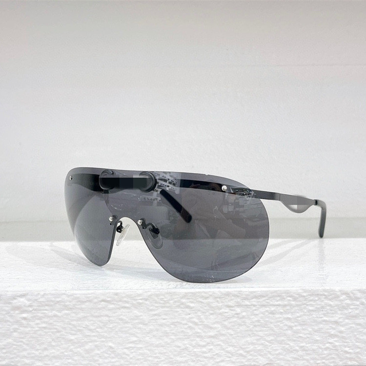 QP7N GU * แว่นกันแดดแฟชั่น Link- Piece Frameless Unique Men Women GG1656S แว่นกันแดด