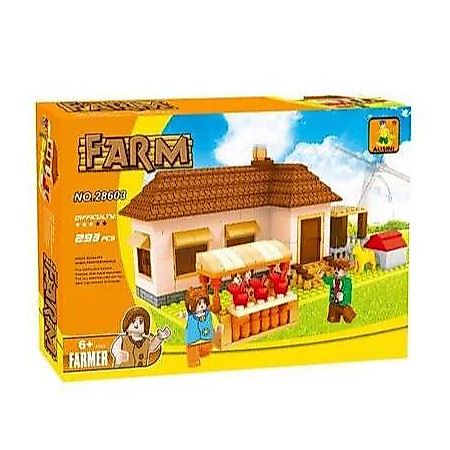 ประกอบของเล่น AUSINI ในธีม FARM FARM สําหรับเด็ก 6 ปีขึ้นไป