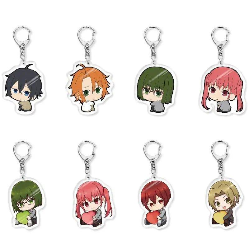 Horimiya Mica พวงกุญแจเพื่อนกระเป๋า Charms พวงกุญแจคู่รุ่น Q พวงกุญแจ