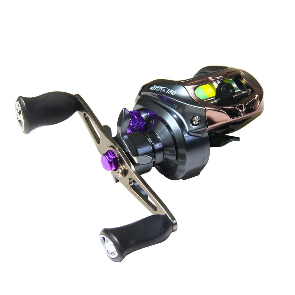 Baitcasting Reel with PE Line - Friday 150 (PE0.8 200m)