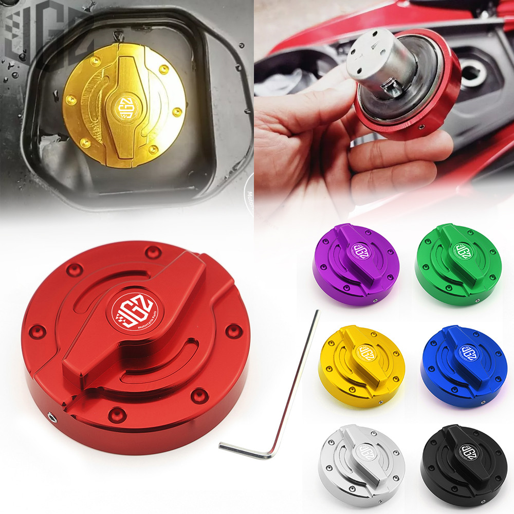 ฝาครอบถังน้ํามันเชื้อเพลิงรถจักรยานยนต์ cnc สําหรับ yamaha aerox 155 v1 adv150 pcx exciter 155 scoopy