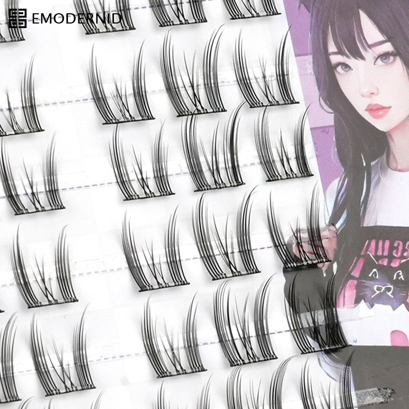 ขนตาปลอมแบบไม่ติดกาว ขนตาปลอมแบบธรรมชาติ ขนตาปลอมแบบถอดไม่ได้ เครื่องมือเสริมความงามสำหรับมือใหม่-em - รูปที่ 2