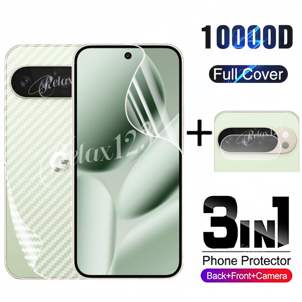 สําหรับ Google Pixel 10 Pro XL 5G 2025 3in1 ด้านหน้ากลับเลนส์ Hydrogel ฟิล์มสําหรับ Google Pixel10 P