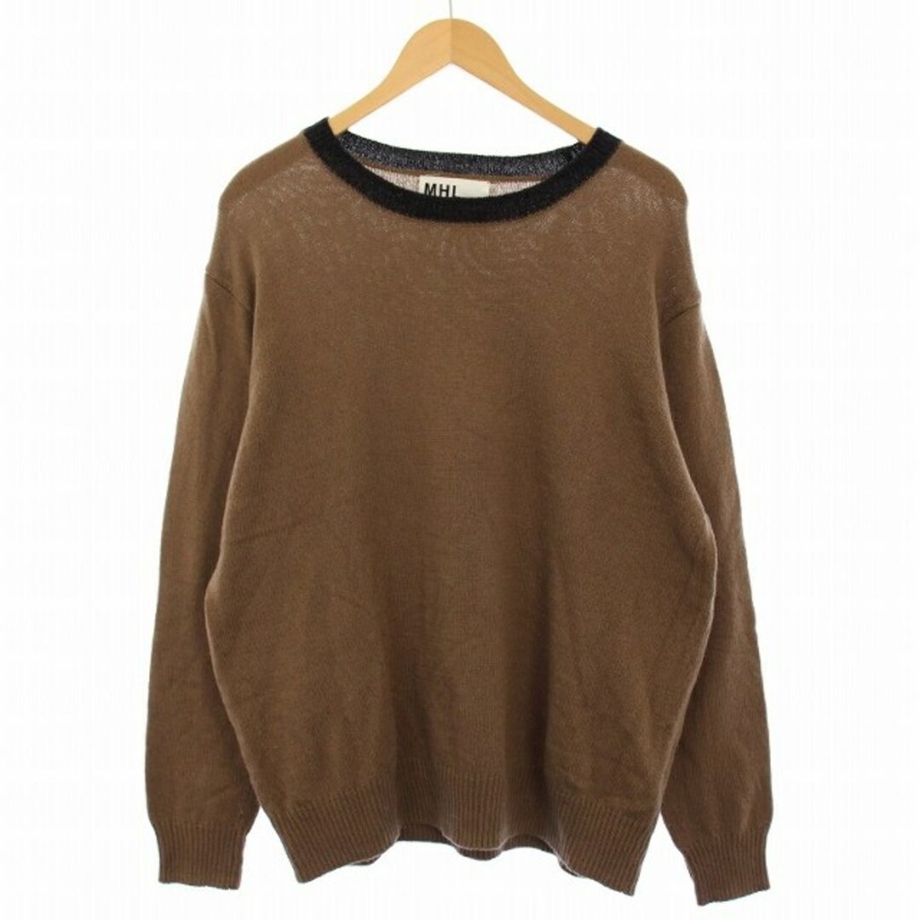 Ash WASH MHL. Sweater brown Direct from Japan Secondhand