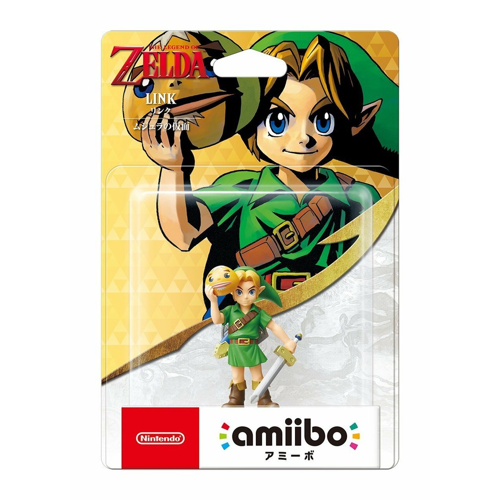 Amiibo The Legend of Zelda - Link Majoras Mask Action Figure ของเล่น