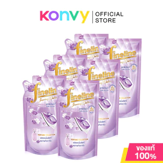 Fineline Ironing Perfume Collection Refill [Violet] [600ml x 6pcs] ไฟน์ไลน์ ผลิตภัณฑ์รีดผ้า.