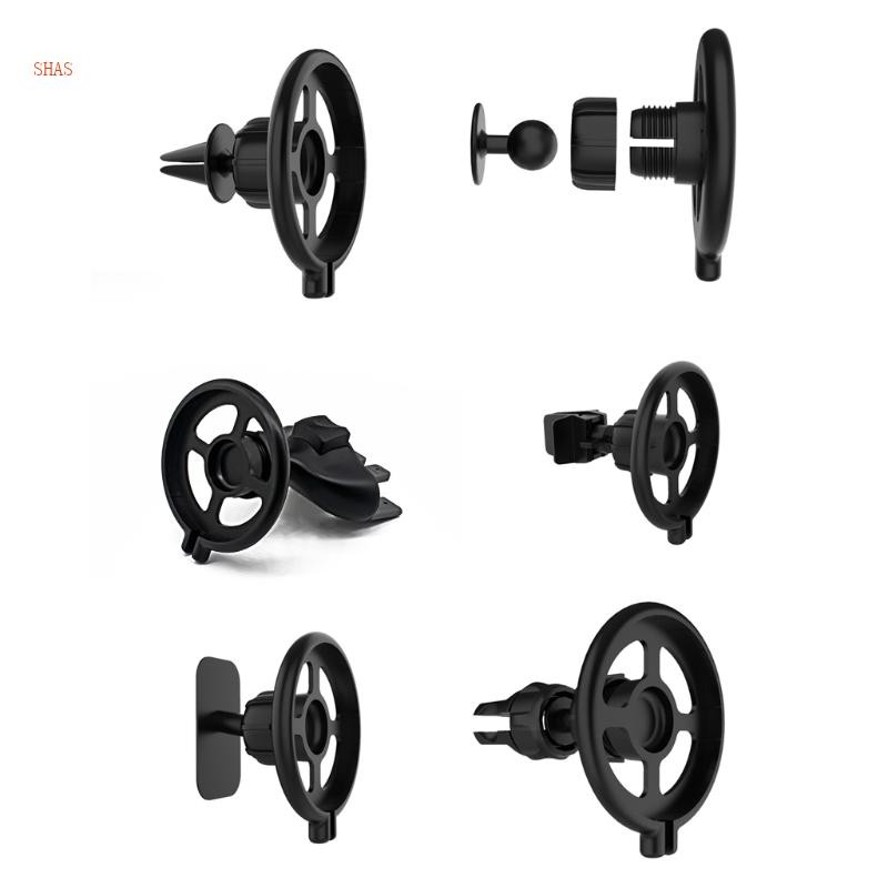Shas ปรับได้ Charger Holder รถยนต์โทรศัพท์มือถือ Charger Mount 360° ขาตั้งช่องระบายอากาศของเครื่องชาร์จแบบหมุนได้