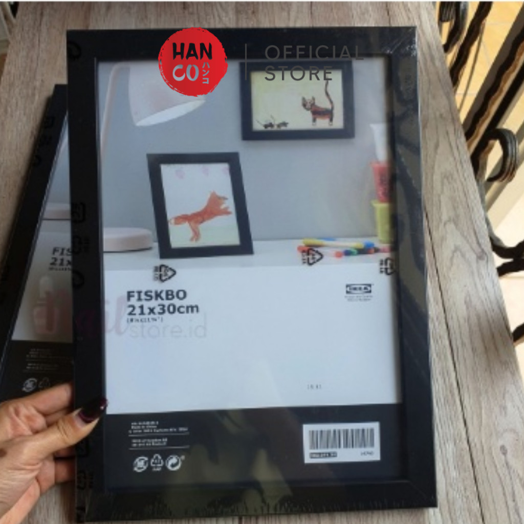 EXCLUSIVE SWITZERLAND FSKB Frame 21X30 cm, BLACK / Shabby Chic Photo Frame FI1907