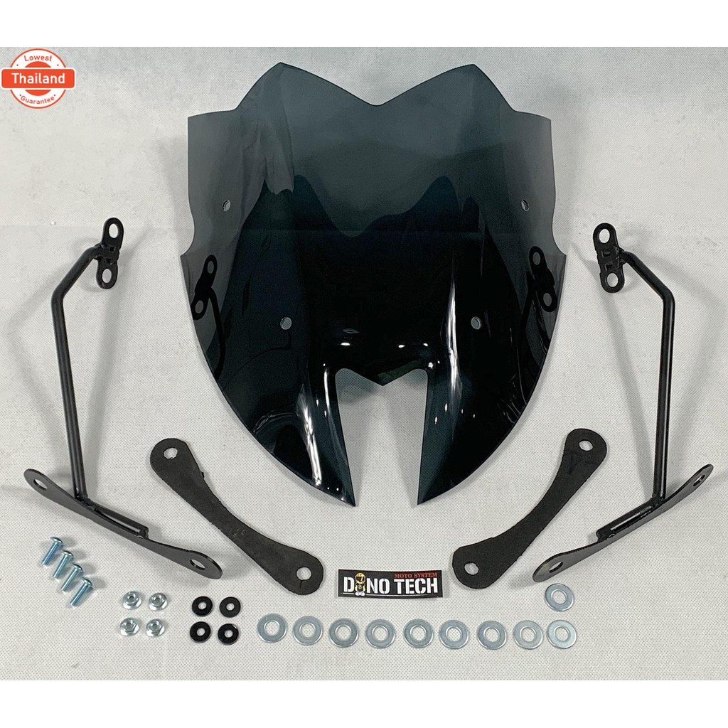 ชิวแต่ง พร้อม ขายึดตรงรุ่น  สำหรั CB300-F และ CB 650-F ทรงนิยม z 2016-2018