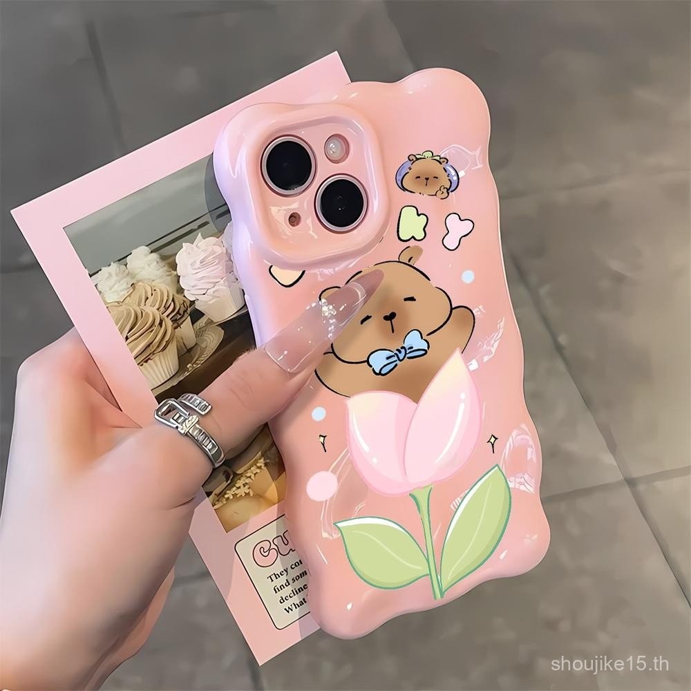 รูปแบบการ์ตูนปลาโลมาสีดําสําหรับiPhone 14 13 15 11 12 16 15PRO 13PRO 16PROMAX 15PROMAX 14PROMAX 15PL