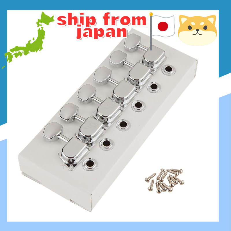 Fender Parts 70s F Style Stratocaster®-Telecaster® Tuning Machines (Left-Hand)