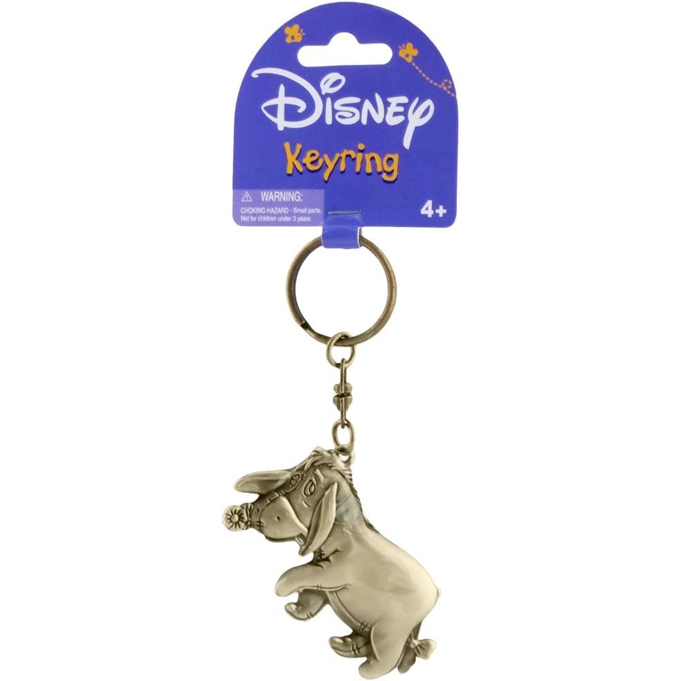 พวงกุญแจทองเหลือง Disney Eeyore สีทอง 7WMG
