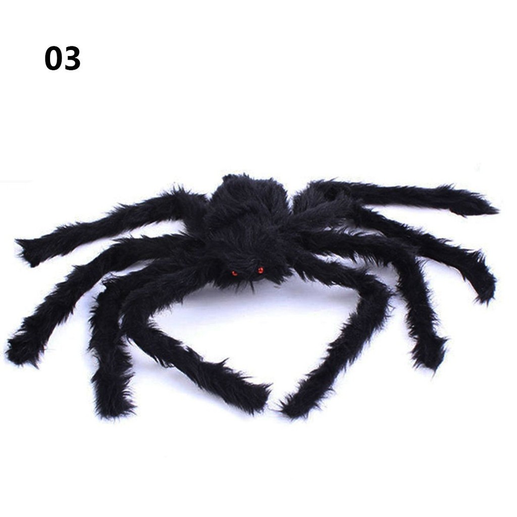 ตกแต่งฮาโลวีน Big Spider ตกแต่ง Props จําลอง Plush ฉาก Shop ห้องเรียน Wall Theme 9.1 tg