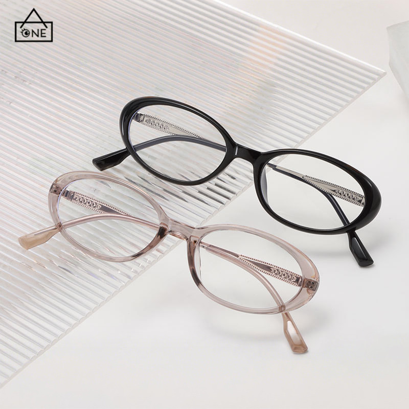 COD❤️แว่นกรองแสงสีฟ้ากรอบวงรีY2Kสไตล์เกาหลีแฟชั่นระดับไฮเอนด์แว่นตาสำหรับผู้ชายและผู้หญิง-a.one - รูปที่ 6
