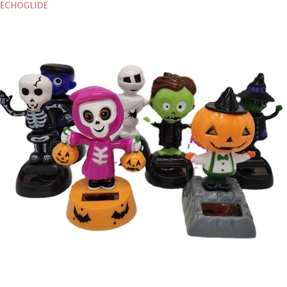 ECHOGLIDE ตุ๊กตาแดชบอร์ดพลังงานแสงอาทิตย์ Animated Bobble Dancer แกว่งโชว์ พลิกตัว เครื่องประดับภายในรถและตกแต่งบ้าน