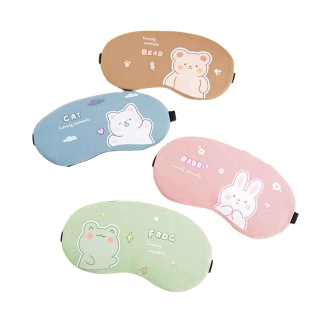 (ทุกอย่าง20฿) ผ้าปิดตาลายการ์ตูน ผ้าปิดตานอนหลับ ที่ปิดตา แผ่นปิดตา หน้ากากปิดตาลายน่ารัก