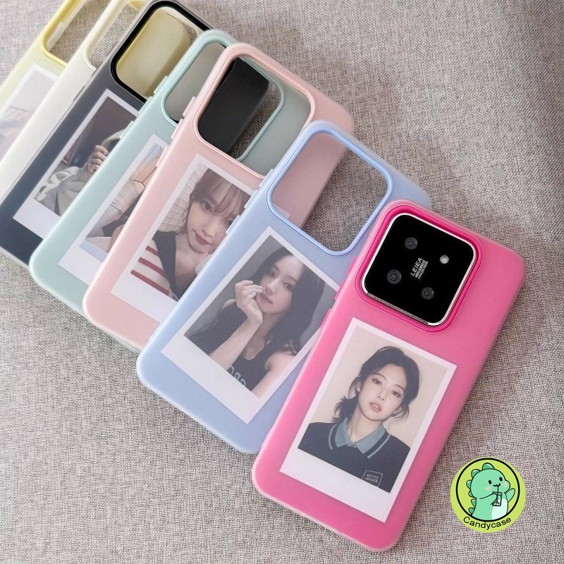 น่ารัก 8 สี Mezzanine Photo Holding สําหรับ Realme Narzo 80 Lite 60X 50 50A 50i Prime 30A 20 Pro 20A 10 10A 5G 4G ฝาหลัง 2 ใน 1 Candy สีผู้ถือเคสโทรศัพท์นุ่ม