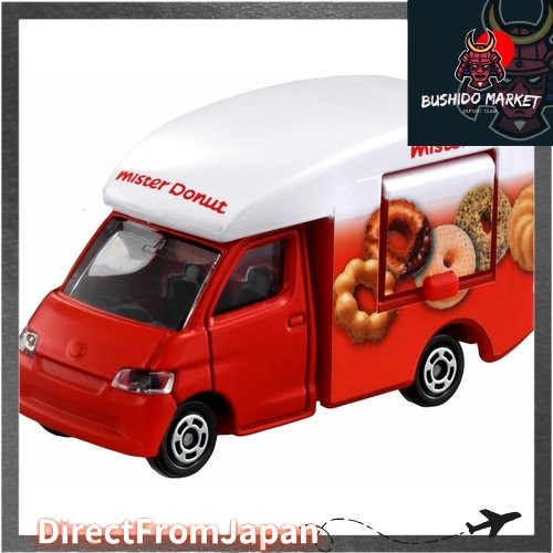 Takara Tomy Tomica No.40 Mister Donut Mobile Sales Vehicle Mini Car ของเล่นสำหรับเด็กอายุ 3 ปีขึ้นไป