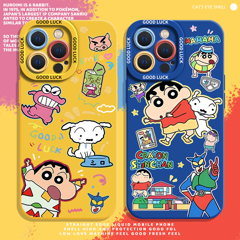Crayon Shin-Chan เหมาะสําหรับ iqoo13 เคสโทรศัพท์ neo10pro ชาย z9turbo + OnePlus 12 T ชุด 11 S หญิง 7
