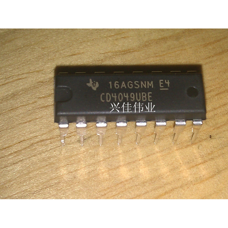 ต้นฉบับนําเข้า CD4049 CD4049BE CD4049UBE In-Line DIP-16 Logic Chip ยี่ห้อใหม่