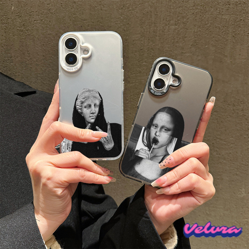 For เคสไอโฟน 13 12 11 iPhone 16 15 14 PRO MAX X XS MAX XR 7/8PLUS ท่าทางดูถูก แอปเปิ้ลโทรศัพท์ จัดส่งจากประเทศไทย
