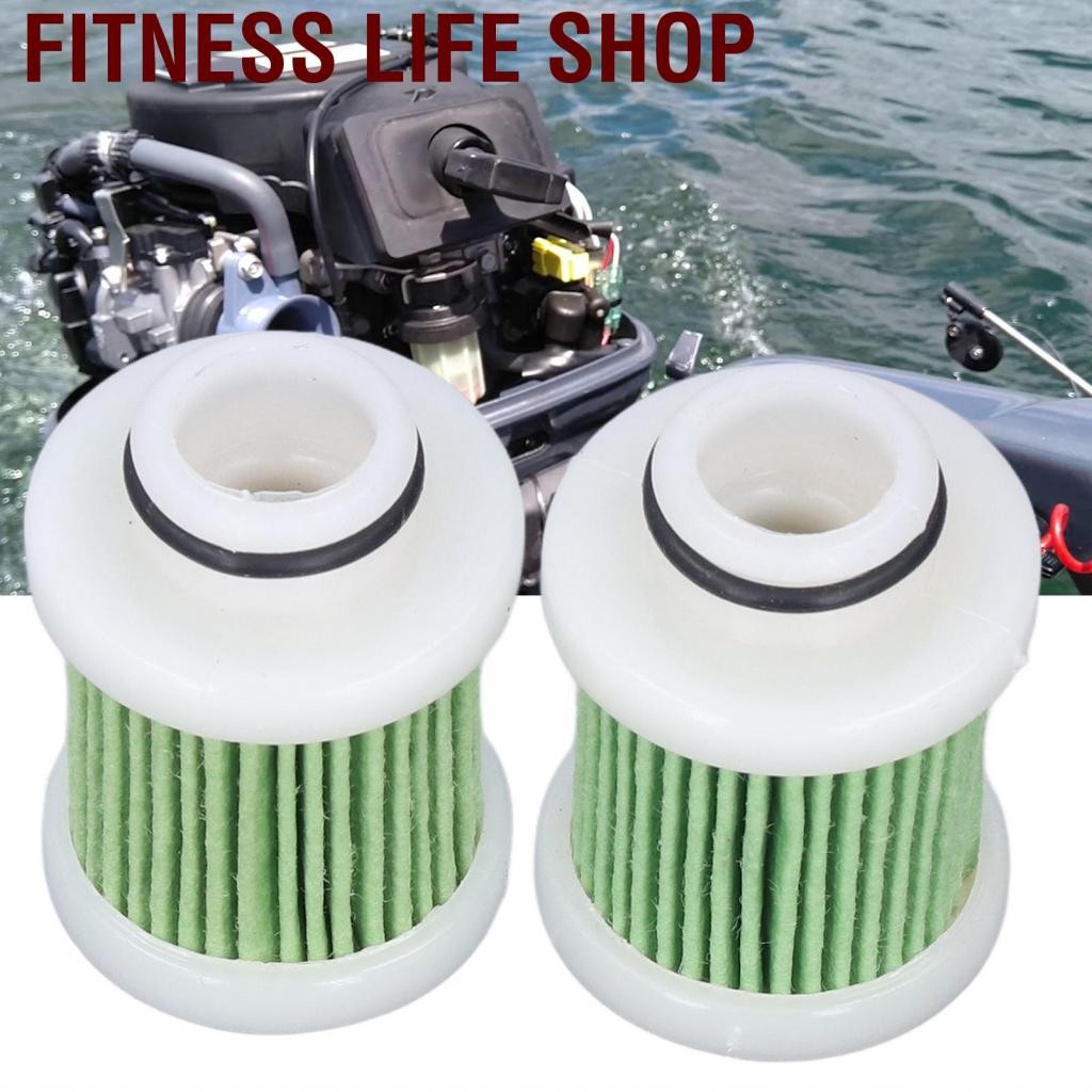 Fitness Life Shop-th 2pcs องค์ประกอบตัวกรองน้ำมันเชื้อเพลิง 6d8-WS24a-00‑00 สำหรับ F50TLR T60TLR F90