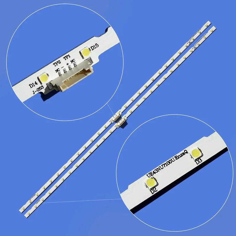 LED Backlight Strip สําหรับ 43NU7100 UE43NU7100 UN43NU7100 UE43NU7100U AOT_43_NU7100F UE43NU7120U UE