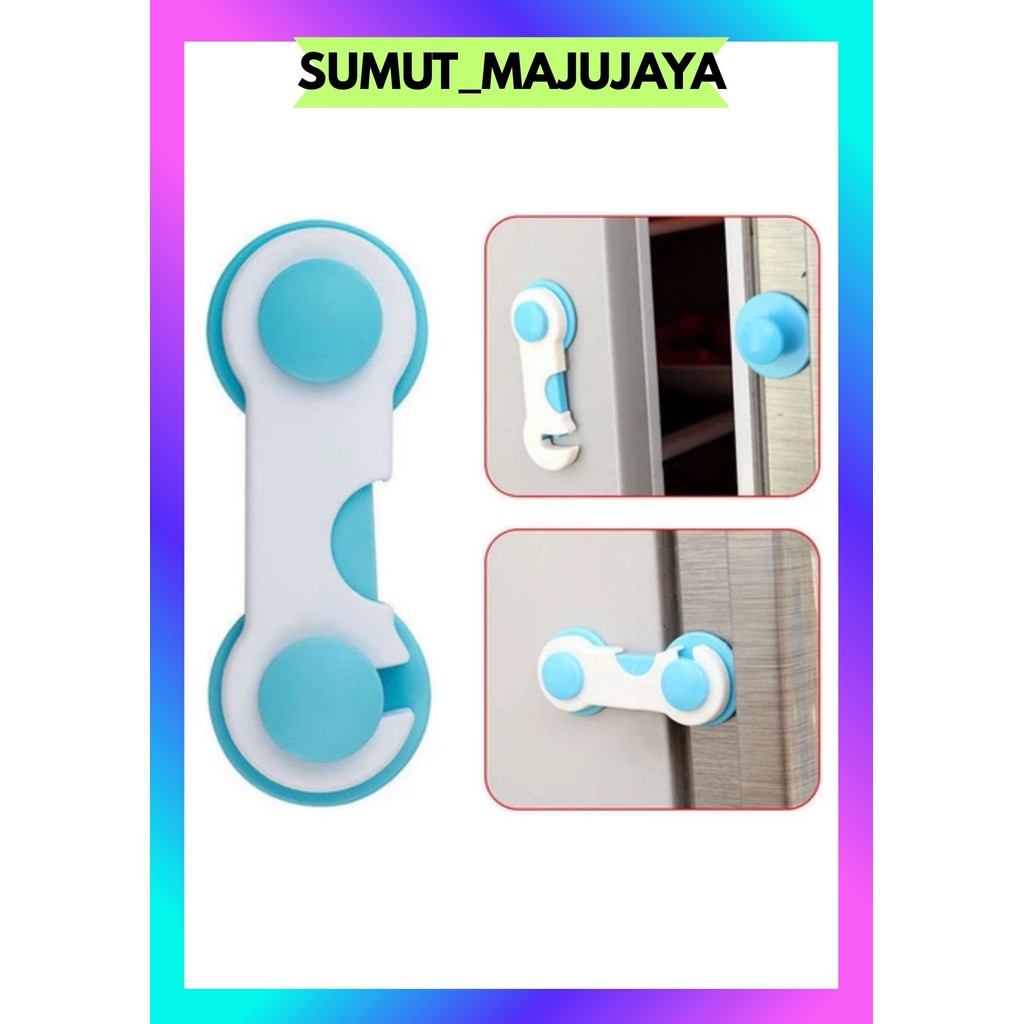 SMJ SAFE LOCK DRAWER SAFETY DOOR HOOK FRIDGE HOLDER BABY SAFETY PROTECTOR