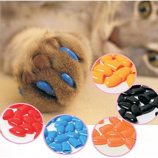 หมา/แมว นุ่มนิ่ม 20 ชิ้น | กันรอยแมว อุปกรณ์สัตว์เลี้ยง