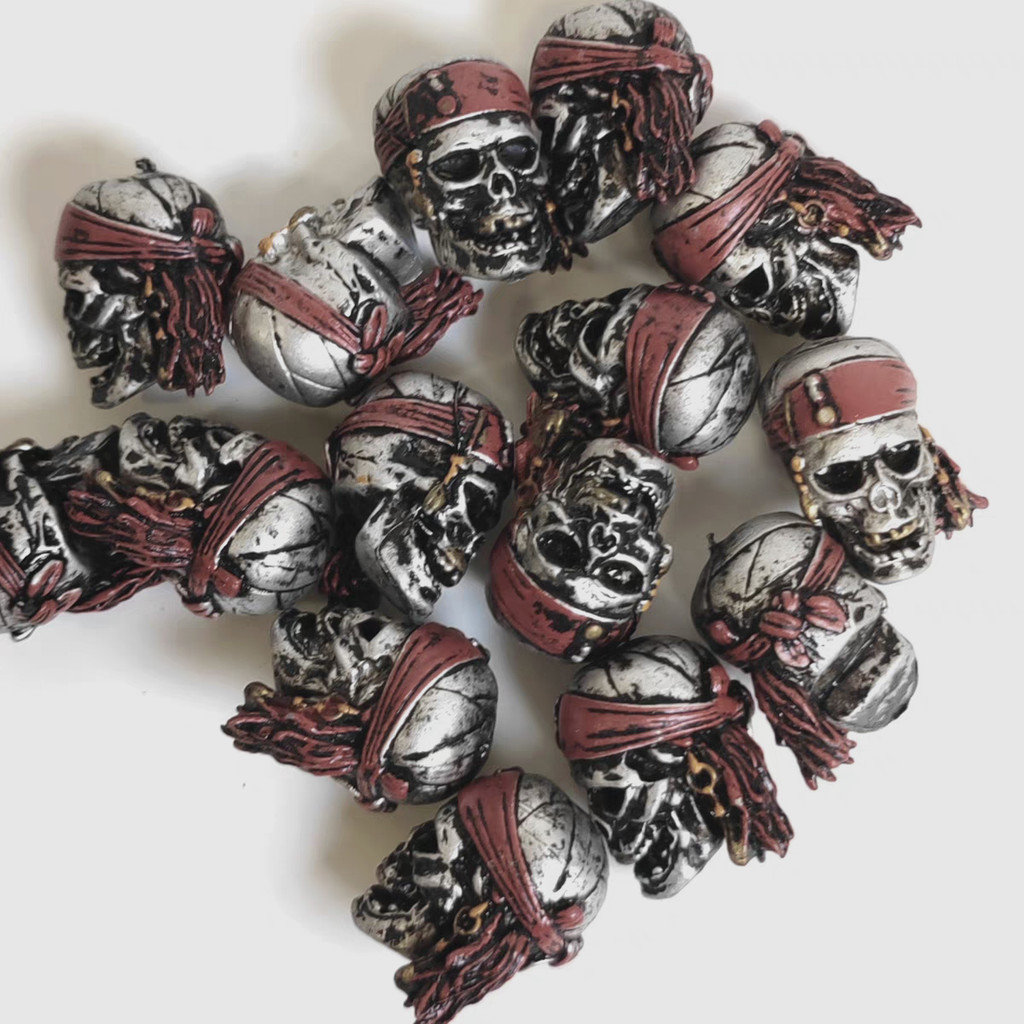 Bulk Pirates of the Caribbean Scene Model Pirate Skull Jewelry