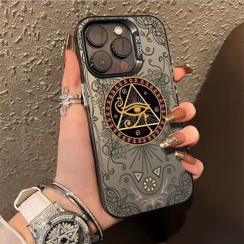 ✨เคสไอโฟน 16 15 14 13 12 11 XR เคสไอโฟนสามเหลี่ยม ดีไซน์ครีเอทีฟ ป้องกันรอย กันกระแทก ระบายความร้อน