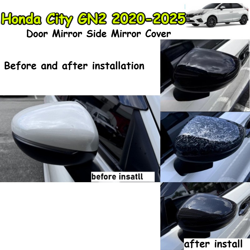 Honda City GN2 2020-2026 ครอบกระจกมองข้างประตู ราคา ถูกที่สุด ดีลบีเคเค แกลเลอรีภาพที่ 6