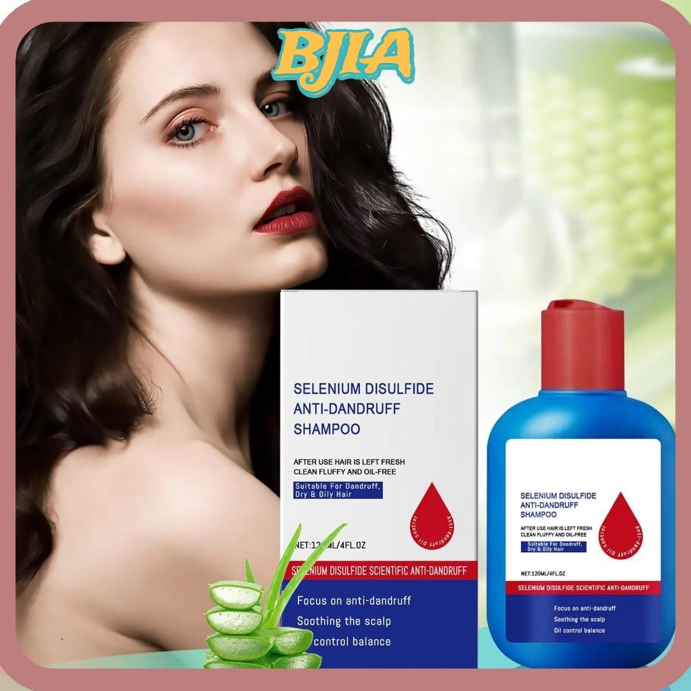 BJA Selenium Sulfide Shampoo, Anti-Dandruff 120ml Nipori Shampoo, Refreshing Oil Control Cleanser Sh