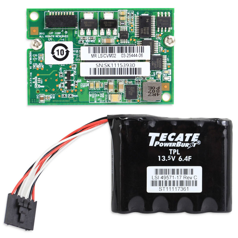 ใหม่เอี่ยม LSI00418 LSICVM02 8g Kit 93XX Series 03-25444-06 ตัวเก็บประจุแบตเตอรี่