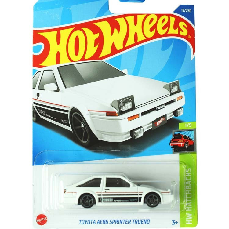 HotWheels HotWheels TOYOTA AE86 Racing สีดําสีขาว TOYOTA AE86 TRUENO 22A 17