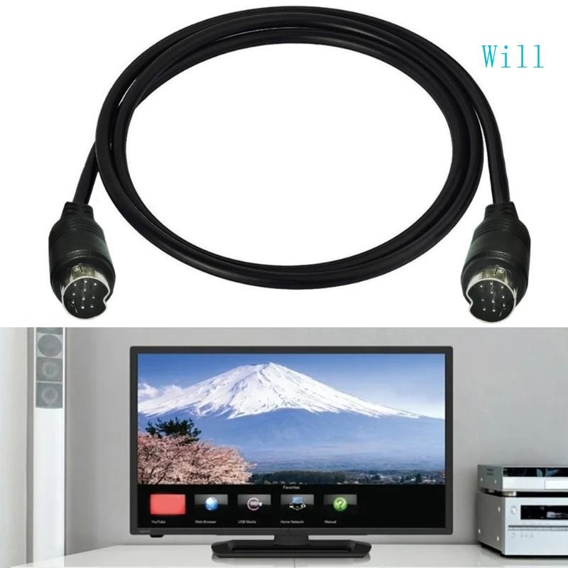จะ 10Pin S-video Cable Male to Male for TV Projector Video Receiver กล้องวิดีโอ