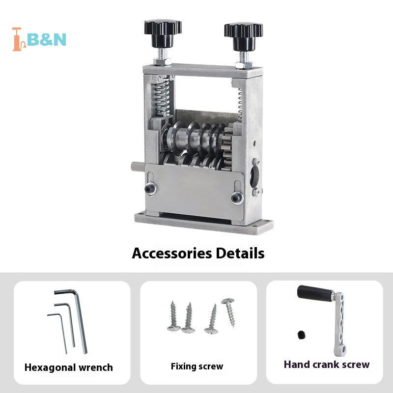 XeR เครื่องปอกสายไฟแบบแมนนวล 6 ช่อง 5 ใบมีดแบบพกพากรอบโลหะลวด Peeler สําหรับขูดทองแดงรีไซเคิล 3-17 มม.TH ราคา ถูกที่สุด ดีลบีเคเค แกลเลอรีภาพที่ 9