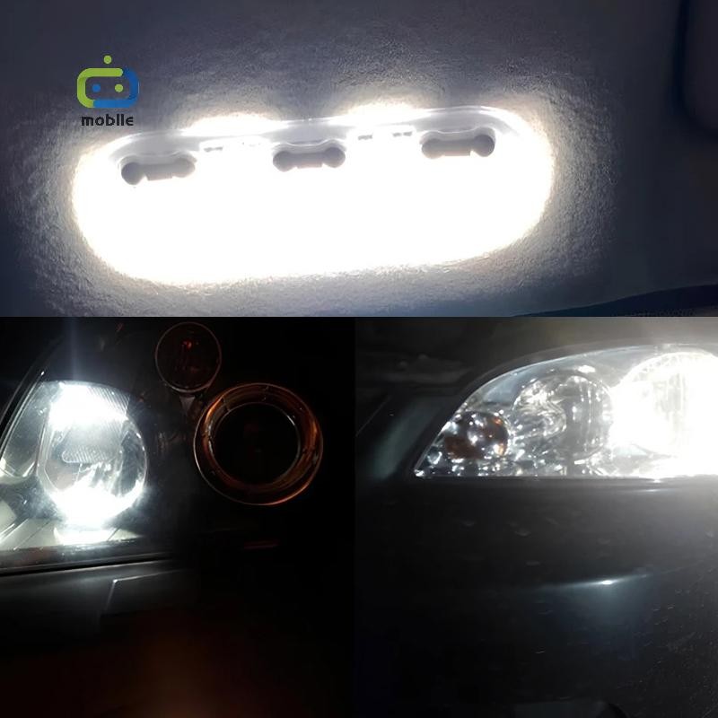 [maygood] 2/4/10 ชิ้น W5W T10 COB 10LED 7020 Auto At Night LED Wedge Replacement Reverse Instrument 