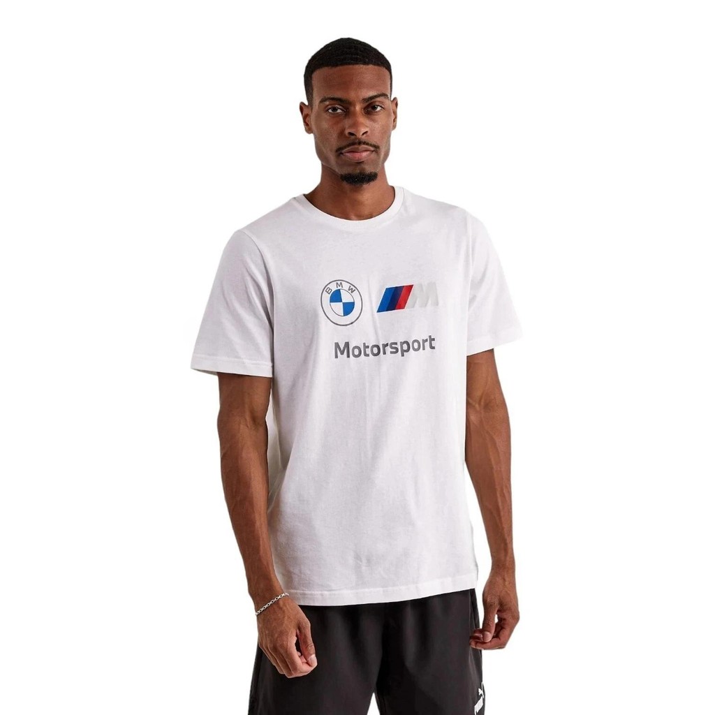 BMW Motorsport MMS Racer T เสื้อผู้ชายกีฬาฤดูร้อน BMW เสื้อยืดแขนสั้นเสื้อผู้ชายผู้หญิงฤดูร้อนลูกเรื