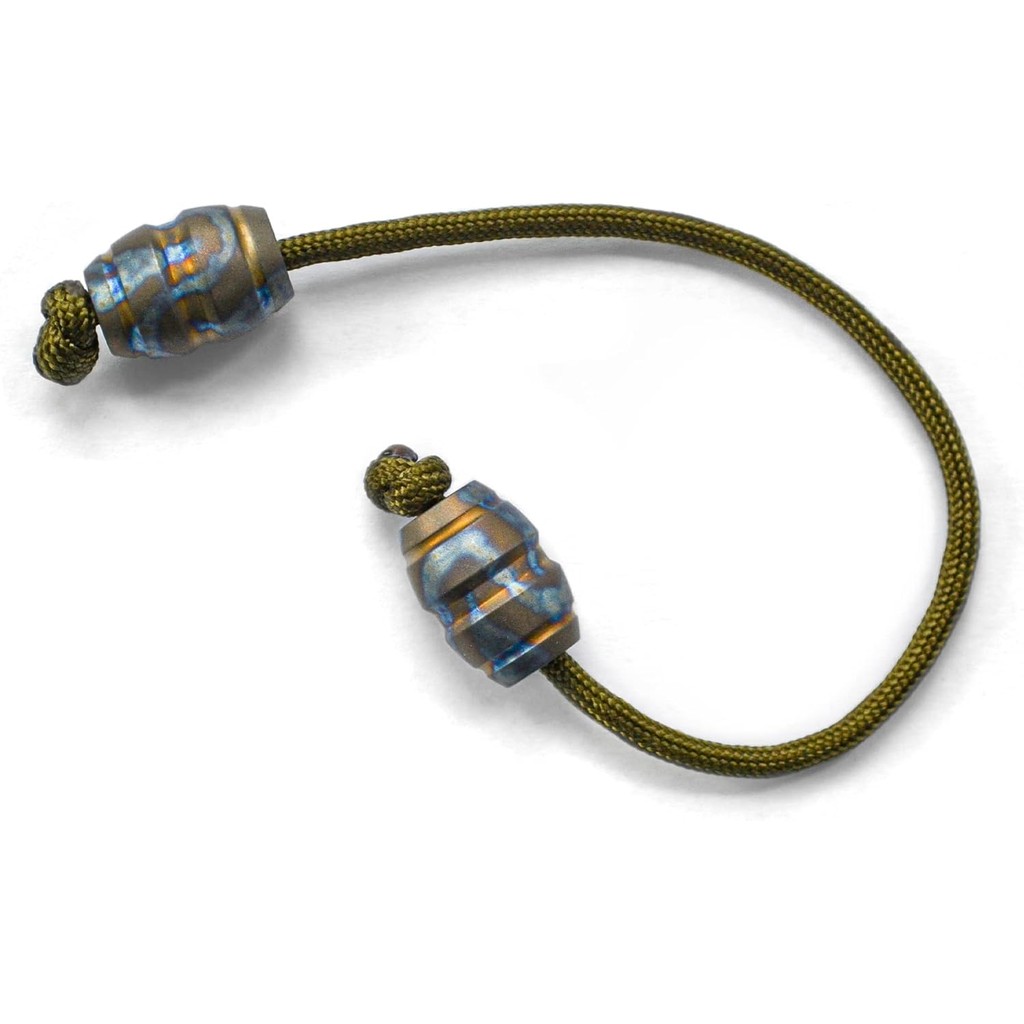 WenerSen สร้อยคอลูกปัด titanium paracord กังหัน fidget toy EDC สไตล์ M03X