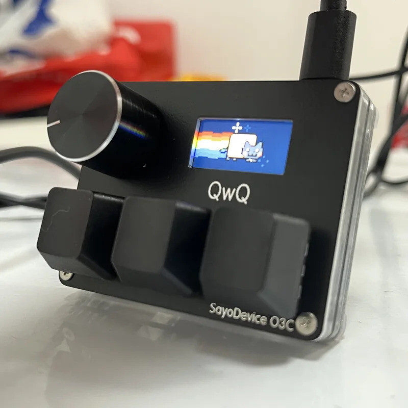 [ผู้ขาย Sg]O3C SayoDevice OSU O3C Rapid Trigger Hall Switches Magnetic Pink Switches คีย์บอร์ดพร้อมห