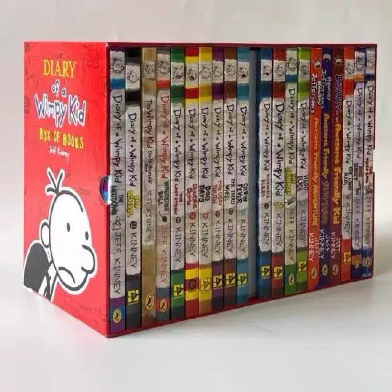 25books เวอร์ชันล่าสุด Diary Of Wimpy Kid 22/25 box set