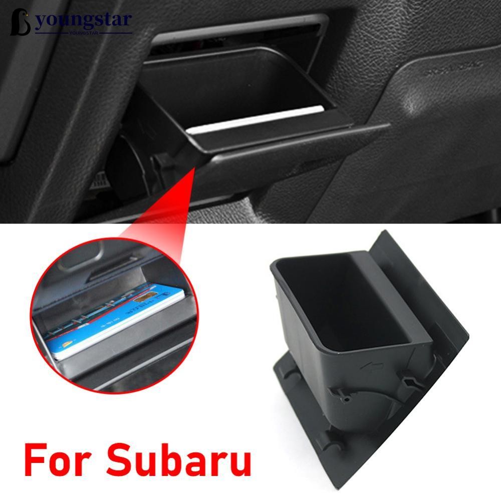 YST รถกล่องเหรียญที่เท้าแขนกล่องเก็บกระเป๋าฟิวส์ฝาครอบจัดเก็บสําหรับ Subaru Forester XV Crosstrek Forester Outback Legacy ฝาปิด LHD อุปกรณ์เสริม