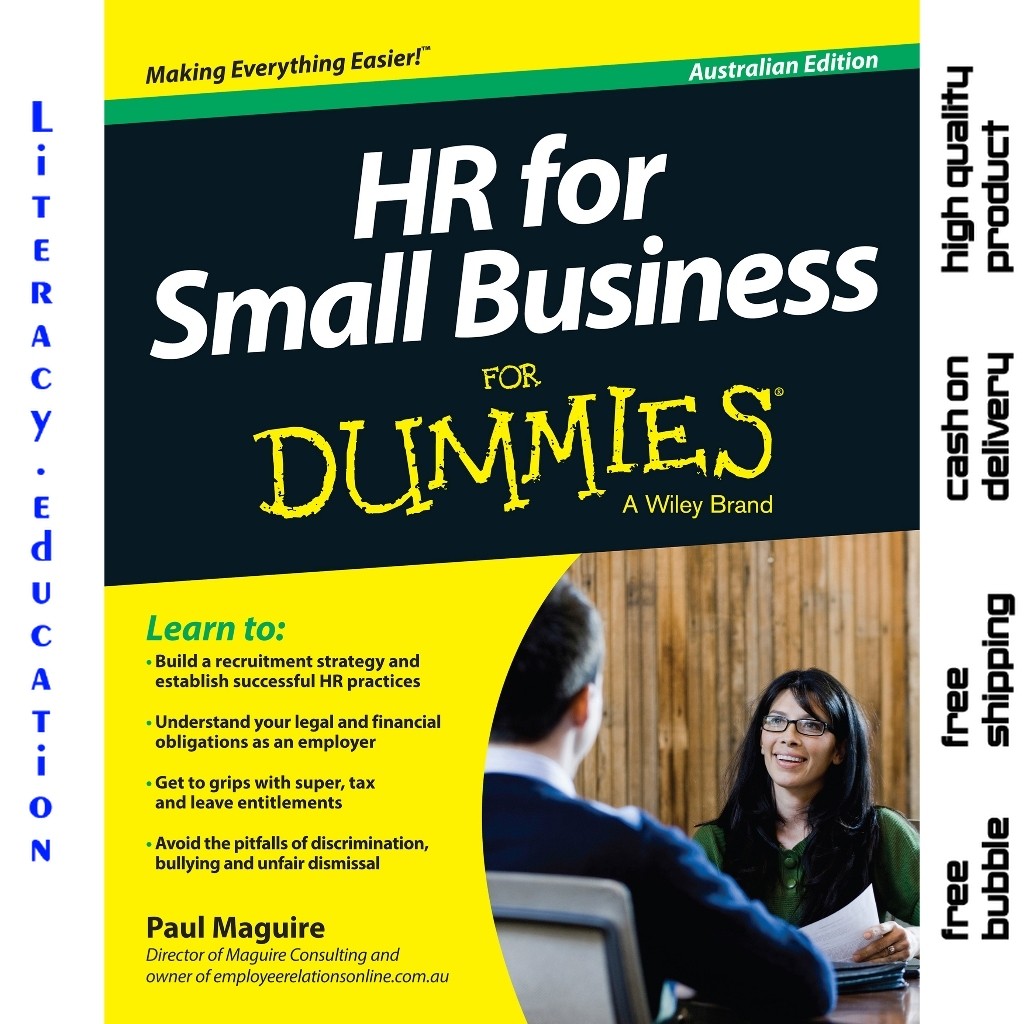 HR สําหรับธุรกิจขนาดเล็กสําหรับ DUMMYIES AUSTRALIAN EDITION PAUL MAGUIRE